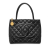 Chanel B Chanel Black Caviar Leather Leather Caviar Medallion Tote France
