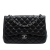 Chanel B Chanel Black Lambskin Leather Leather Jumbo Classic Lambskin Single Flap Italy