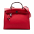 Hermès Herbag PM Canvas 1 pouch Top-Handle Handbag Red