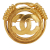 Chanel B Chanel Gold Gold Plated Metal CC Brooch France