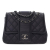 Chanel AB Chanel Blue Navy Lambskin Leather Leather Quilted Lambskin Elementary Chic Flap France