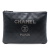 Chanel B Chanel Black Caviar Leather Leather Medium Caviar Deauville Studded O Case Clutch Italy