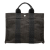 Hermès AB Hermès Gray Dark Gray Canvas Fabric Herline PM France