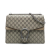 Gucci B Gucci Brown Beige Coated Canvas Fabric Medium GG Supreme Dionysus Shoulder Bag Italy