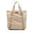 Gucci B Gucci Brown Beige Canvas Fabric GG Web Tote Italy