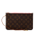 Louis Vuitton AB Louis Vuitton Brown Monogram Canvas Fabric Monogram Neverfull Pouch MM Spain
