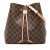 Louis Vuitton AB Louis Vuitton Brown Damier Canvas Fabric Damier Ebene NeoNoe MM United States