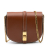 Celine B Celine Brown Calf Leather Small Besace 16 Wallet On Chain Italy