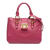 Miu Miu B Miu Miu Pink Dark Pink Goatskin Leather Madras Satchel Turkey