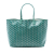 Goyard AB Goyard Green Coated Canvas Fabric Goyardine Saint Louis PM France