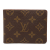 Louis Vuitton AB Louis Vuitton Brown Monogram Canvas Fabric Monogram Multiple Wallet France