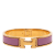 Hermès B Hermès Purple with Gold Enamel Other Narrow Clic H Bracelet PM France