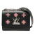 Louis Vuitton AB Louis Vuitton Black Epi Leather Leather Epi Flower Embellished Twist MM France