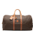 Celine B Celine Brown Coated Canvas Fabric Macadam Travel Bag Italy