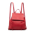 Bottega Veneta B Bottega Veneta Red Calf Leather Intrecciato Backpack Italy