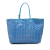 Goyard AB Goyard Blue Coated Canvas Fabric Goyardine Saint Louis PM France