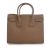 Saint Laurent AB Saint Laurent Brown Calf Leather Small Grained skin Sac De Jour Satchel Italy