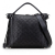 Louis Vuitton B Louis Vuitton Black Lambskin Leather Leather Monogram Antheia Ixia MM Italy