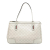 Gucci AB Gucci White Calf Leather Guccissima Princy Tote Italy