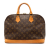 Louis Vuitton B Louis Vuitton Brown Monogram Canvas Fabric Monogram Alma PM United States