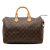 Louis Vuitton B Louis Vuitton Brown Monogram Canvas Fabric Monogram Speedy 35 France