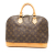 Louis Vuitton B Louis Vuitton Brown Monogram Canvas Fabric Monogram Alma PM France