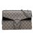 Gucci AB Gucci Brown Beige with Black Coated Canvas Fabric Small GG Supreme Dionysus Shoulder Bag Italy