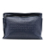 Loewe AB LOEWE Blue Navy Calf Leather Embossed Anagram Repeat T Clutch Spain