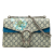 Gucci AB Gucci Brown Beige Coated Canvas Fabric Small GG Supreme Blooms Dionysus Shoulder Bag Italy