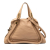 Chloé B Chloé Brown Beige Calf Leather Medium Paraty Satchel Italy