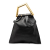 Celine B Celine Black Calf Leather Open Triangle Sac Handbag Italy