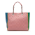 Dolce&Gabbana B Dolce & Gabbana Pink Lambskin Leather Leather Mulitcolor Quilted Lambskin Lily Glam Tote Italy