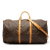 Louis Vuitton B Louis Vuitton Brown Monogram Canvas Fabric Monogram Keepall Bandouliere 60 France