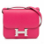 Hermès Constance 18 Chèvre Mysore Leather Shoulder Bag Rose Tyrien