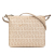 Fendi B Fendi Brown Beige Canvas Fabric Zucchino Crossbody Italy