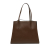 Marni A Marni Brown with Black Calf Leather Bicolor 9 to 5 Tote France
