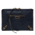 Balenciaga B Balenciaga Blue Navy Goatskin Leather Chevre Motocross Classic Metallic Edge Clutch Italy