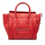 Celine AB Celine Orange Dark Orange Calf Leather Mini Luggage Tote Italy