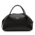 Prada AB Prada Black Calf Leather Medium Brushed Supernova Satchel Italy