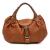Fendi B Fendi Brown Calf Leather Large Spy Handbag Italy