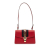 Gucci AB Gucci Red Calf Leather Small Sylvie Web Satchel Italy