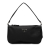 Prada B Prada Black Nylon Fabric Tessuto Shoulder Bag Italy