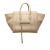 Celine B Celine Brown Beige Calf Leather Medium Luggage Phantom Tote Italy