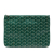 Goyard AB Goyard Green Coated Canvas Fabric Goyardine Senat MM France