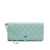 Chanel AB Chanel Blue Turquoise Caviar Leather Leather CC Quilted Caviar Bifold Long Wallet Italy