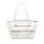 Bottega Veneta B Bottega Veneta White Calf Leather Medium French skin The Arco Tote Italy