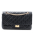 Chanel B Chanel Black Calf Leather Reissue 2.55 Aged skin Double Flap 226 France