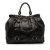 Miu Miu B Miu Miu Black Calf Leather Vitello Shine Satchel Italy
