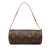 Louis Vuitton AB Louis Vuitton Brown Monogram Canvas Fabric Monogram Papillon Pochette France