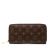Louis Vuitton B Louis Vuitton Brown Monogram Canvas Fabric Monogram Zippy Long Wallet Spain
